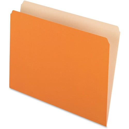 Pendaflex PFX152ORA Letter Recycled Top Tab File Folder