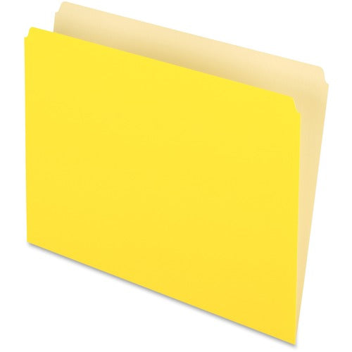 Pendaflex PFX152YEL Letter Recycled Top Tab File Folder