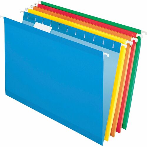 Pendaflex PFX415315ASST 1/5 Tab Cut Legal Recycled Hanging Folder