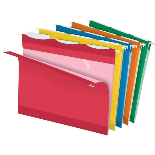 Pendaflex PFX42621 Ready-Tab 1/3 Tab Cut Letter Recycled Hanging Folder