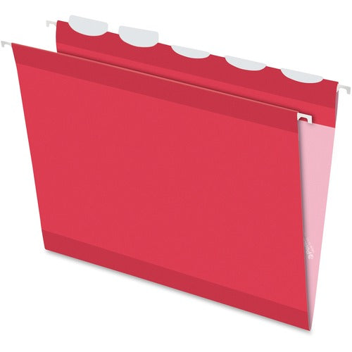 Pendaflex PFX42623 Ready-Tab 1/5 Tab Cut Letter Recycled Hanging Folder