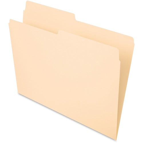 Pendaflex PFX75212 Essentials 1/2 Tab Cut Letter Recycled Top Tab File Folder