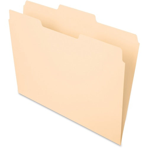 Pendaflex PFX752132 Essentials 1/3 Tab Cut Letter Recycled Top Tab File Folder