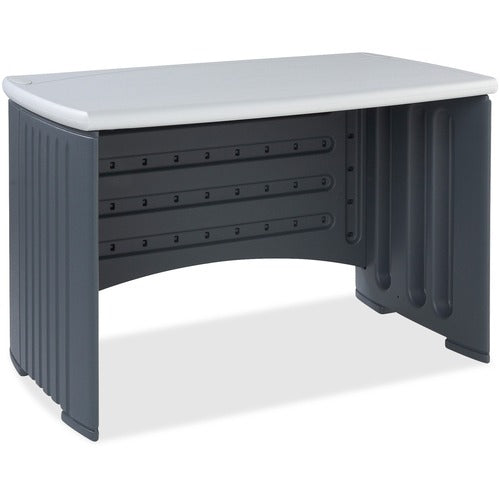 Iceberg ICE73002 Dent And Scratch Resistant Computer Desk - Rectangle Top - 30" Height X 46" Width X 24.50" Depth - Assembly Required - Polyethylene