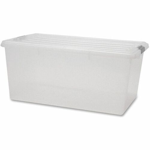 IRIS IRS100101 Clear Storage Boxes with Lids