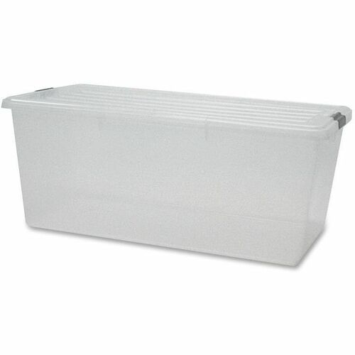 IRIS IRS100201 Clear Storage Boxes with Lids