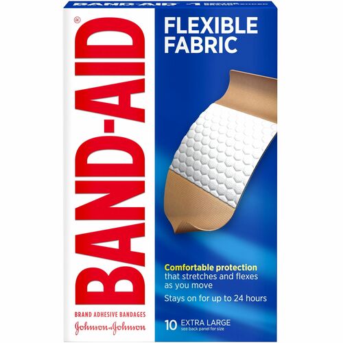 Band-Aid JOJ5685 Flexible Fabric Adhesive Bandages - Extra Large