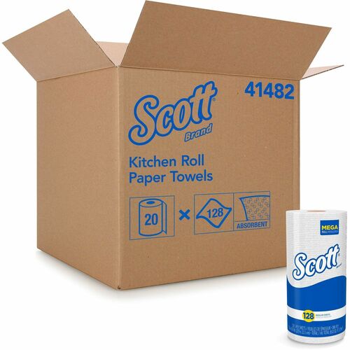 Scott® KCC41482CT Kitchen Paper Towels with Fast-Drying Absorbency Pockets