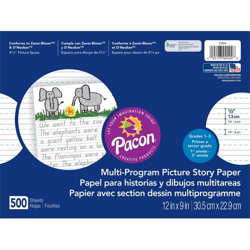 Pacon® PAC2424 Multi-program Picture Story Paper