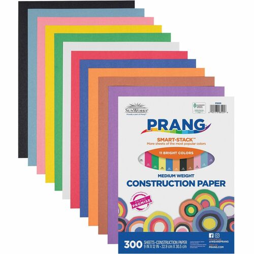Prang PAC6525 Smart-Stack Construction Paper