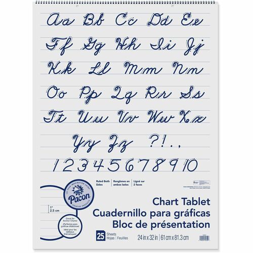 Pacon® PAC74610 Ruled Chart Tablet