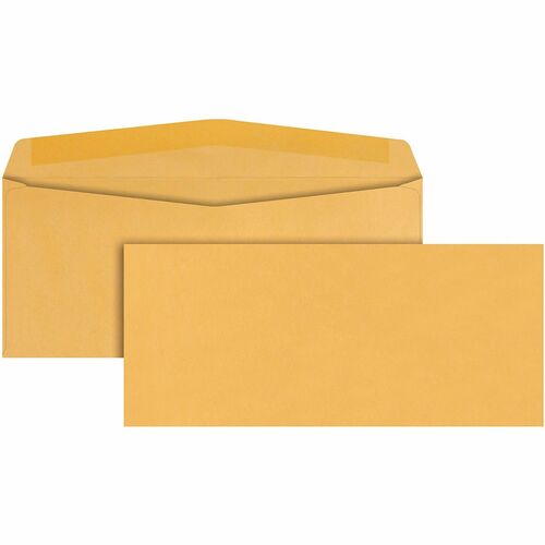 Quality Park QUA11462 Business Envelope - Business - #12 - 4.75" Width X 11" Length - 28 Lb - Gummed - Kraft - 500 / Box - Kraft