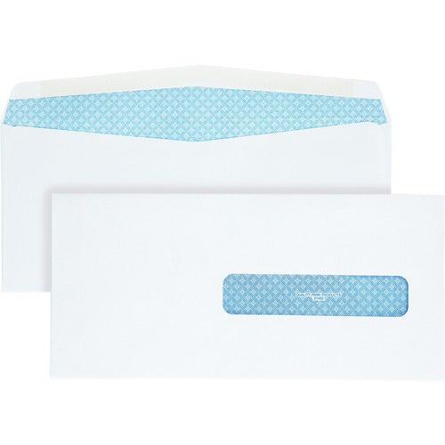 Quality Park QUA21432 Claim Form Envelopes - Single Window - #10 1/2 - 4.50" Width X 9.50" Length - 24 Lb - Gummed - Wove - 500 / Box - White