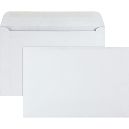 Quality Park QUA37113 Booklet Envelope - Catalog - #6 1/2 - 6" Width X 9" Length - 24 Lb - Gummed - 100 / Box - White