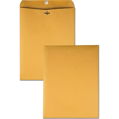 Quality Park QUA37597 Clasp Envelopes With Dispenser - Clasp - #97 - 10" Width X 13" Length - 28 Lb - Clasp - 250 / Carton - Kraft