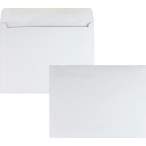 Quality Park QUA37613 Booklet Envelope - Catalog - #13 - 10" Width X 13" Length - 28 Lb - Gummed - 100 / Box - White