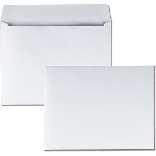 Quality Park QUA37682 Booklet Envelope - Catalog - #9 1/2 - 9" Width X 12" Length - 28 Lb - Gummed - 250 / Box - White
