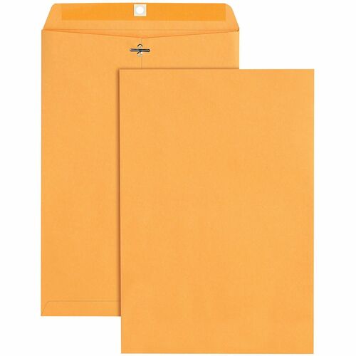 Quality Park QUA37798 Heavy-Duty Clasp Envelope - Clasp - #98 - 10" Width X 15" Length - 32 Lb - Clasp - 100 / Box - Kraft