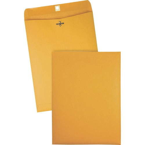 Quality Park QUA37890 Clasp Envelope - Clasp - #90 - 9" Width X 12" Length - 28 Lb - Gummed - Kraft - 100 / Box - Kraft