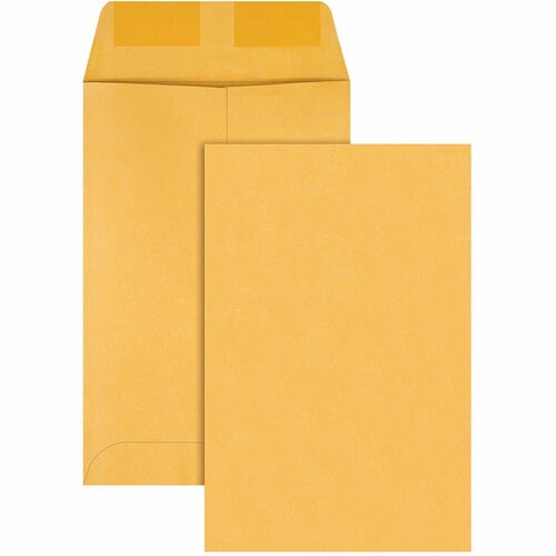 Quality Park QUA40865 Catalog Envelopes - Catalog - #1 3/4 - 6.50" Width X 9.50" Length - 28 Lb - Gummed - Kraft - 500 / Box - Brown