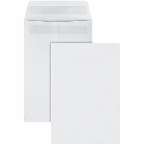 Quality Park QUA43317 Redi-Seal Catalog Envelope - Catalog - #1 3/4 - 6.50" Width X 9.50" Length - 24 Lb - Self-Sealing - 100 / Box - White