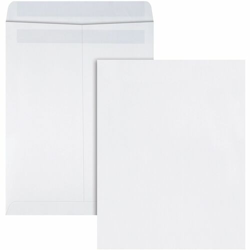 Quality Park QUA43617 Redi-Seal Catalog Envelope - Catalog - #12 1/2 - 9.50" Width X 12.50" Length - 28 Lb - Self-Sealing - 100 / Box - White