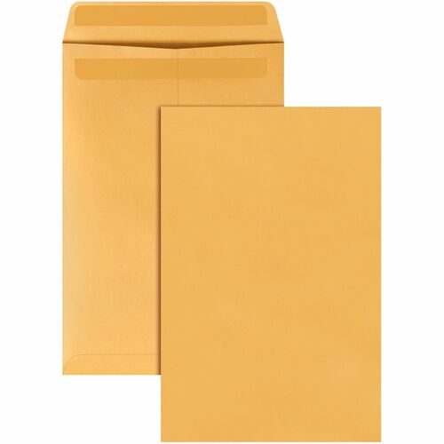 Quality Park QUA43862 Redi-Seal Catalog Envelope - Catalog - 10" Width X 15" Length - 28 Lb - Self-Sealing - Kraft - 250 / Box - Kraft