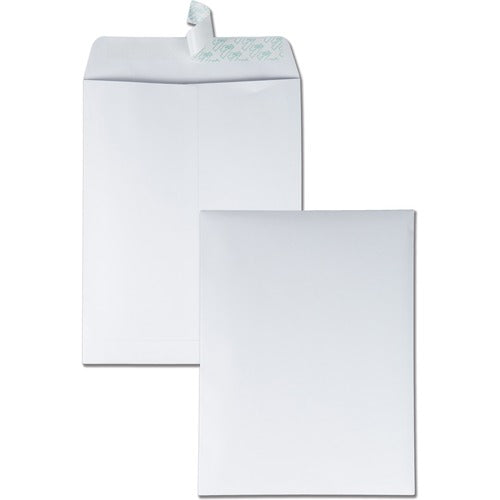 Quality Park QUA44682 Redi-Strip Catalog Envelope - Catalog - #12 1/2 - 9.50" Width X 12.50" Length - 28 Lb - Peel & Seal - Wove - 100 / Box - White