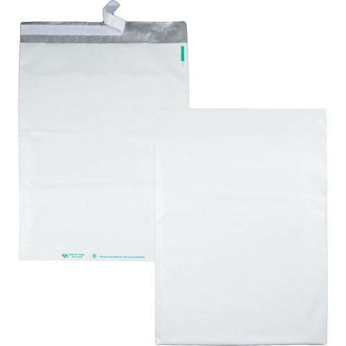 Quality Park QUA45235 Poly Jumbo Envelope - Catalog - 14" Width X 19" Length - Self-Sealing - Polyethylene - 100 / Box - White