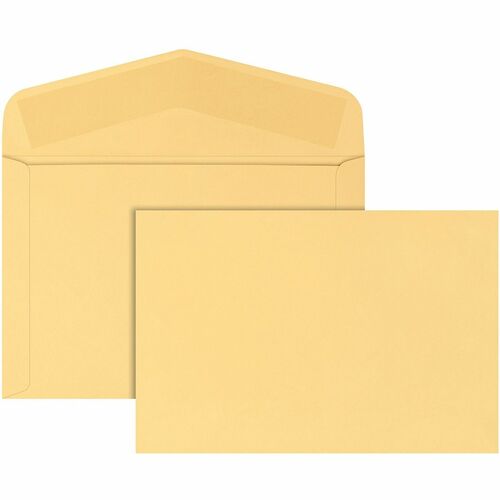 Quality Park QUA54416 Extra Heavy-Duty Document Envelope - Catalog - 10" Width X 15" Length - 32 Lb - Gummed - 100 / Box - Cameo