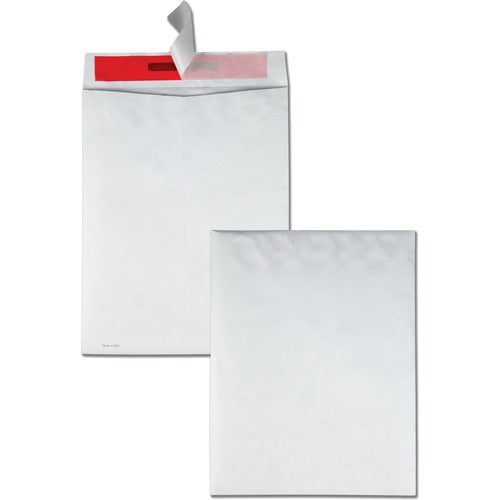 Survivor® QUAR2420 Tamper-Indicating Envelopes - Security - 10" Width X 13" Length - 14 Lb - Peel & Seal - Tyvek - 100 / Box - White