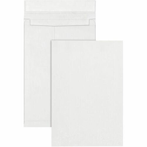 Survivor® QUAR4292 Plain Expansion Envelopes - Expansion - 12" Width X 16" Length - 2" Gusset - 14 Lb - Self-Sealing - Tyvek - 25 / Box - White