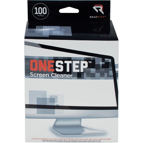 Advantus REARR1309 Read/Right One-Step Screen Cleaning Wipes