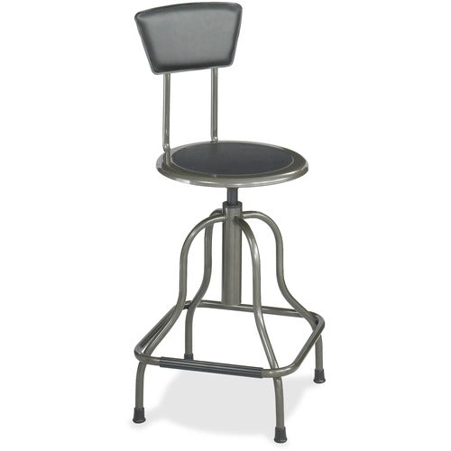 Safco SAF6664 Diesel High Base Stool With Back