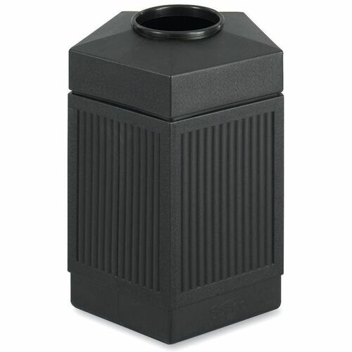 Safco SAF9486BL Indoor/Outdoor Pentagon Shape Receptacle