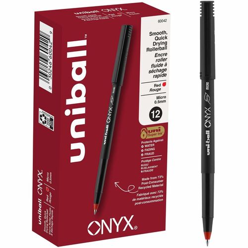 uniball™ UBC60042 Onyx Rollerball Pens