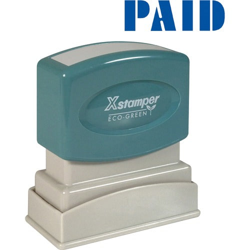 Xstamper XST1335 Blue PAID Title Stamp