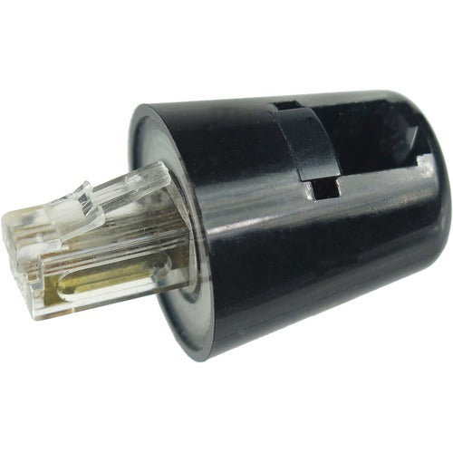 Softalk SOF1501 Telephone Cord Twisstop - 1 Pack - 1 X Rj-11 Male Phone - 1 X Rj-11 Female Phone - Black