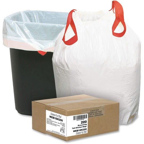Berry WBI1DK200 13 Gallon Drawstring Trash Bags