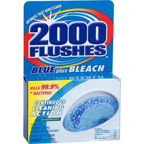 WD-40 WDF208017 2000 Flushes Blue/Bleach Bowl Cleaner Tablets