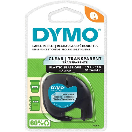 Dymo DYM16952 Letra Tag Labelmaker Tapes