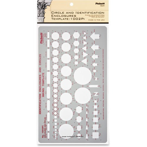 Chartpak CHA1002PI Circle/Identification Template