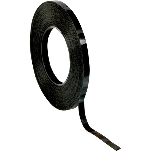 Chartpak CHABG1251 Glossy Graphic Tape - 0.13" Width X 27 Ft Length - 1 / Roll - Black