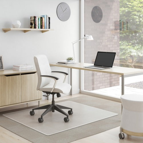 Deflecto DEFCM14243 Supermat Medium Weight Chair Mat - Carpeted Floor - 53" Length X 45" Width - Vinyl - Clear