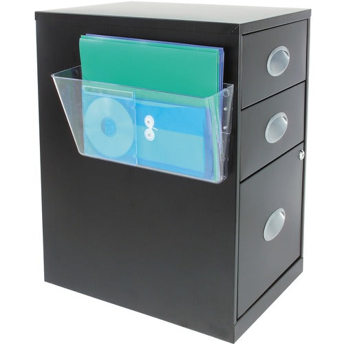 Deflecto DEF73101 Magnetic Letter Pocket - 1 Compartment(S) - 7" Height X 13" Width X 4" Depth - Wall Mountable - Clear - Plastic - 1Each