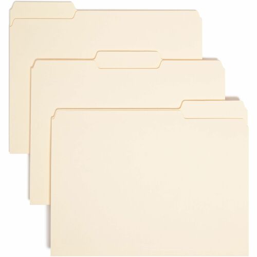 Smead SMD10230 1/3 Tab Cut Letter Recycled Interior File Folder