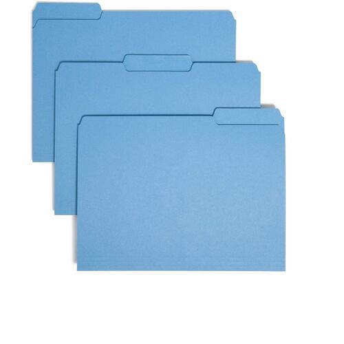 Smead SMD10239 1/3 Tab Cut Letter Recycled Interior File Folder