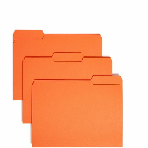 Smead SMD10259 1/3 Tab Cut Letter Recycled Interior File Folder