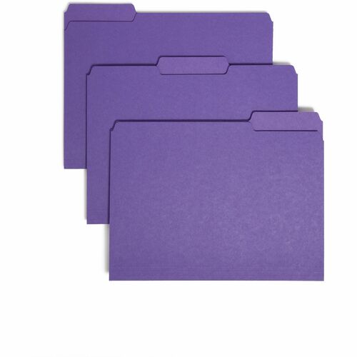 Smead SMD10283 1/3 Tab Cut Letter Recycled Interior File Folder
