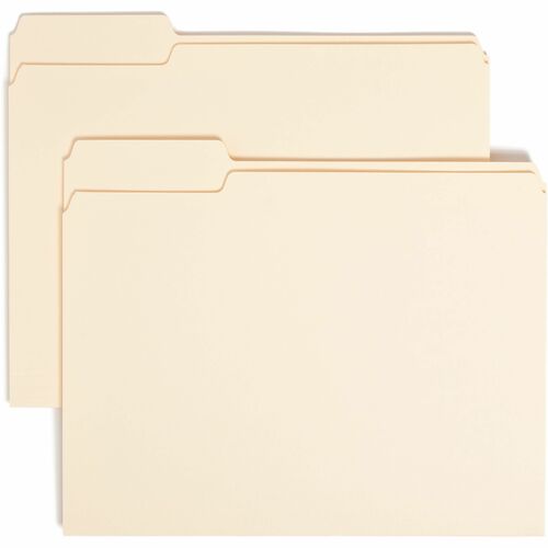 Smead SMD10331 1/3 Tab Cut Letter Recycled Top Tab File Folder